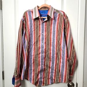 Robert Graham Striped button down shirt vintage